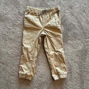 Gap Kids Khaki Elastic-Waist Jogger Pants